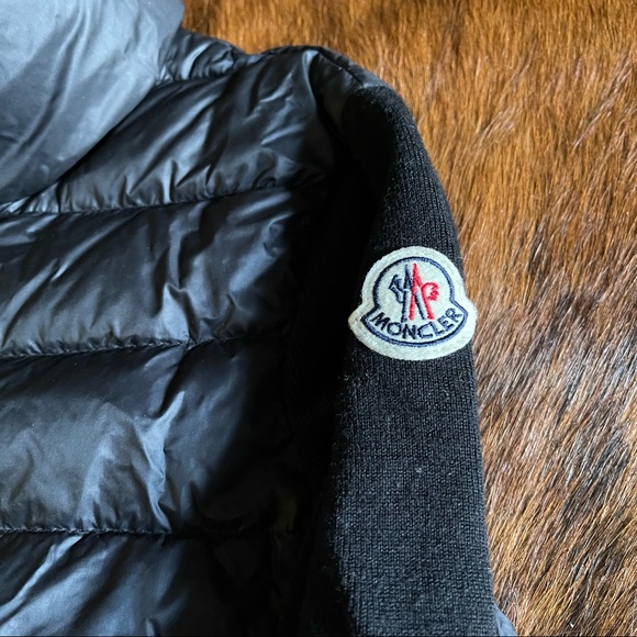 Moncler Long Down Knit Combo Jacket - Picture 9 of 16